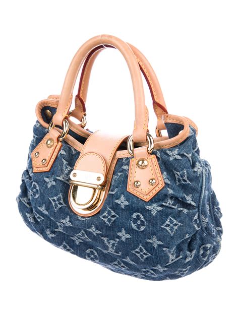 denim blue louis vuitton bag|Louis Vuitton monogram denim bag.